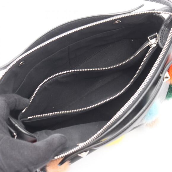 Fendi BY THE WAY MEDIUM Handbag, Leather, Women's, Black/Multicolor - Picture 3 of 9